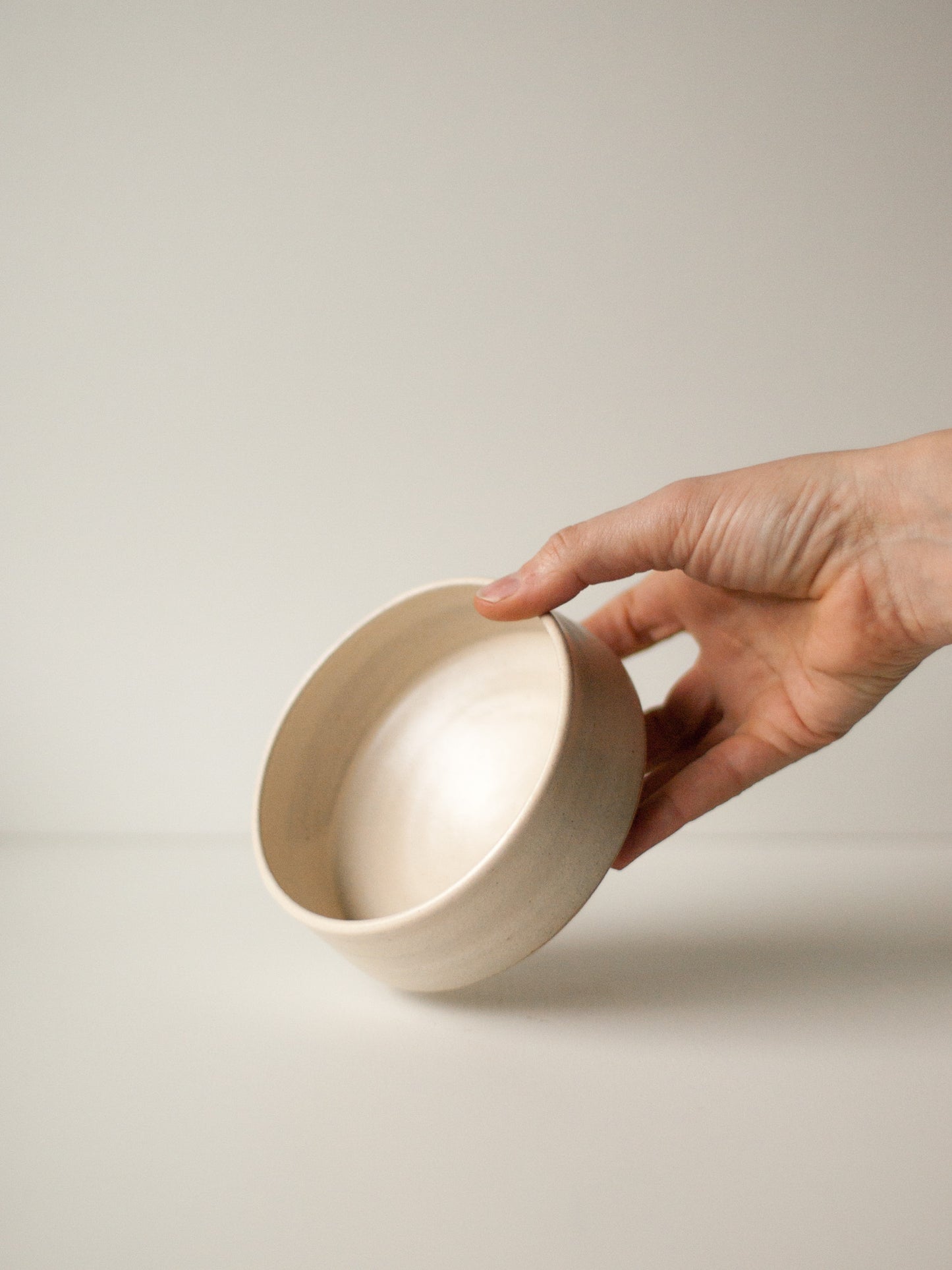 Bol chawan blanc crème