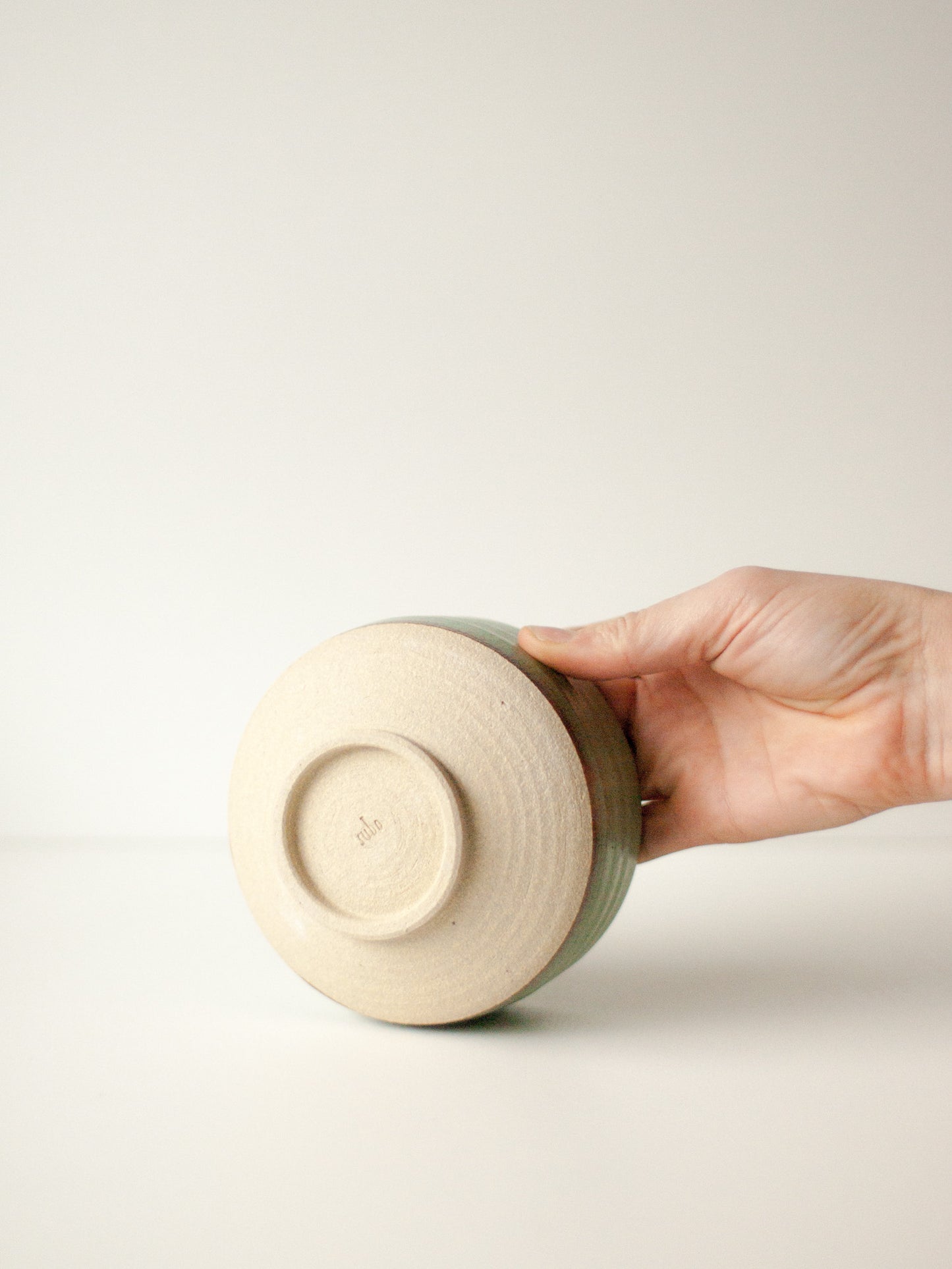 Bol chawan vert amande
