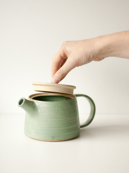 Théière vert amande n°2