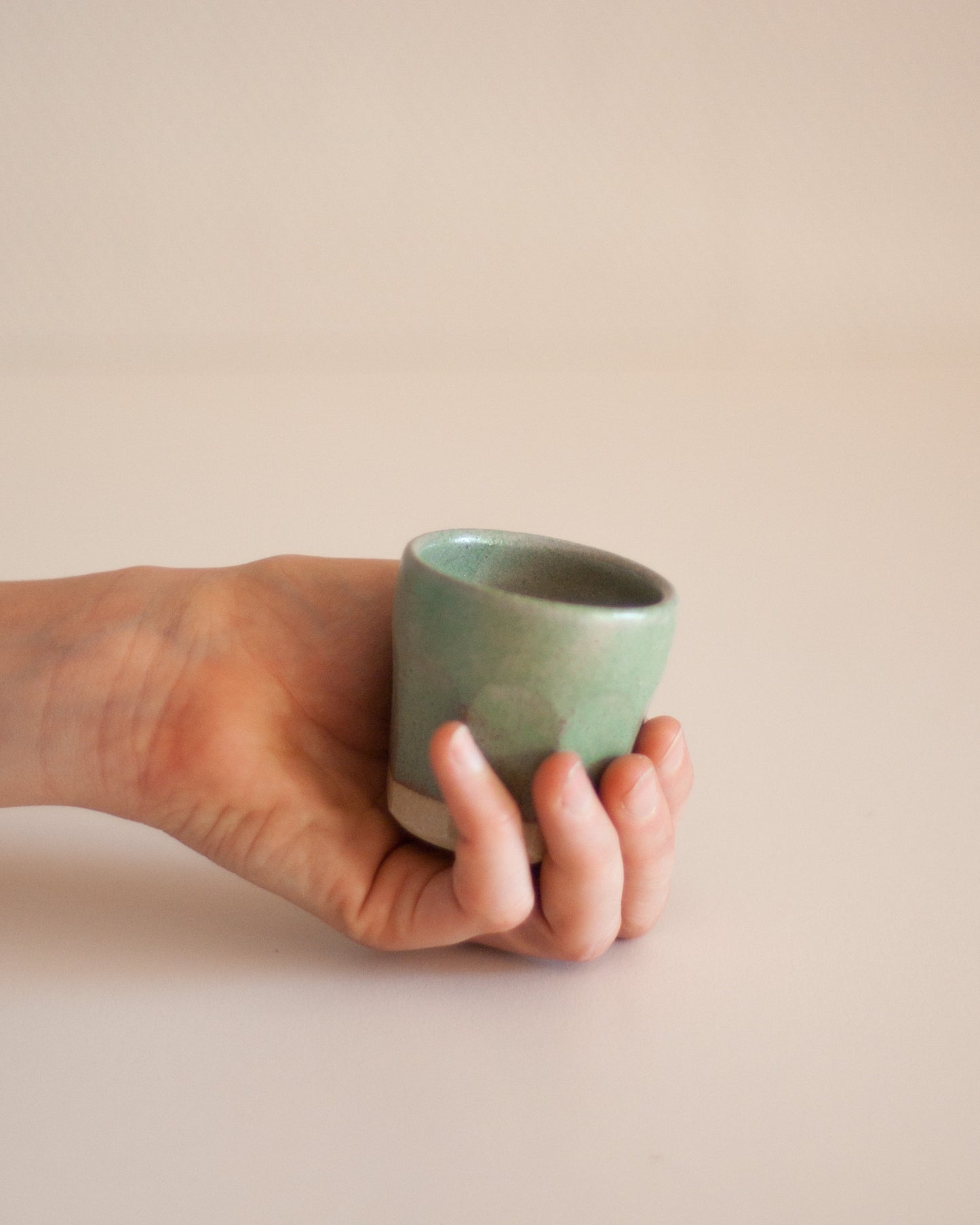 Tasse expresso vert Amande