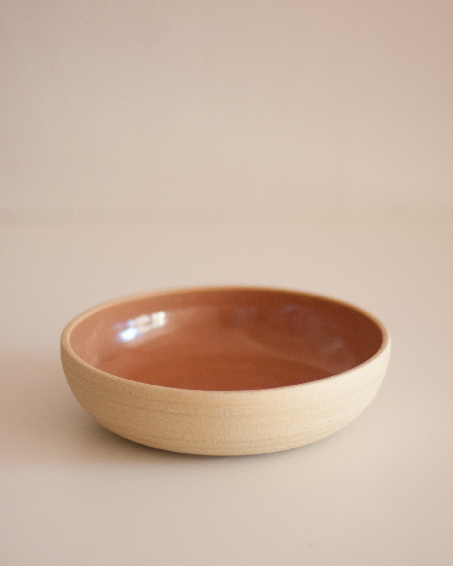 Assiette creuse terracotta
