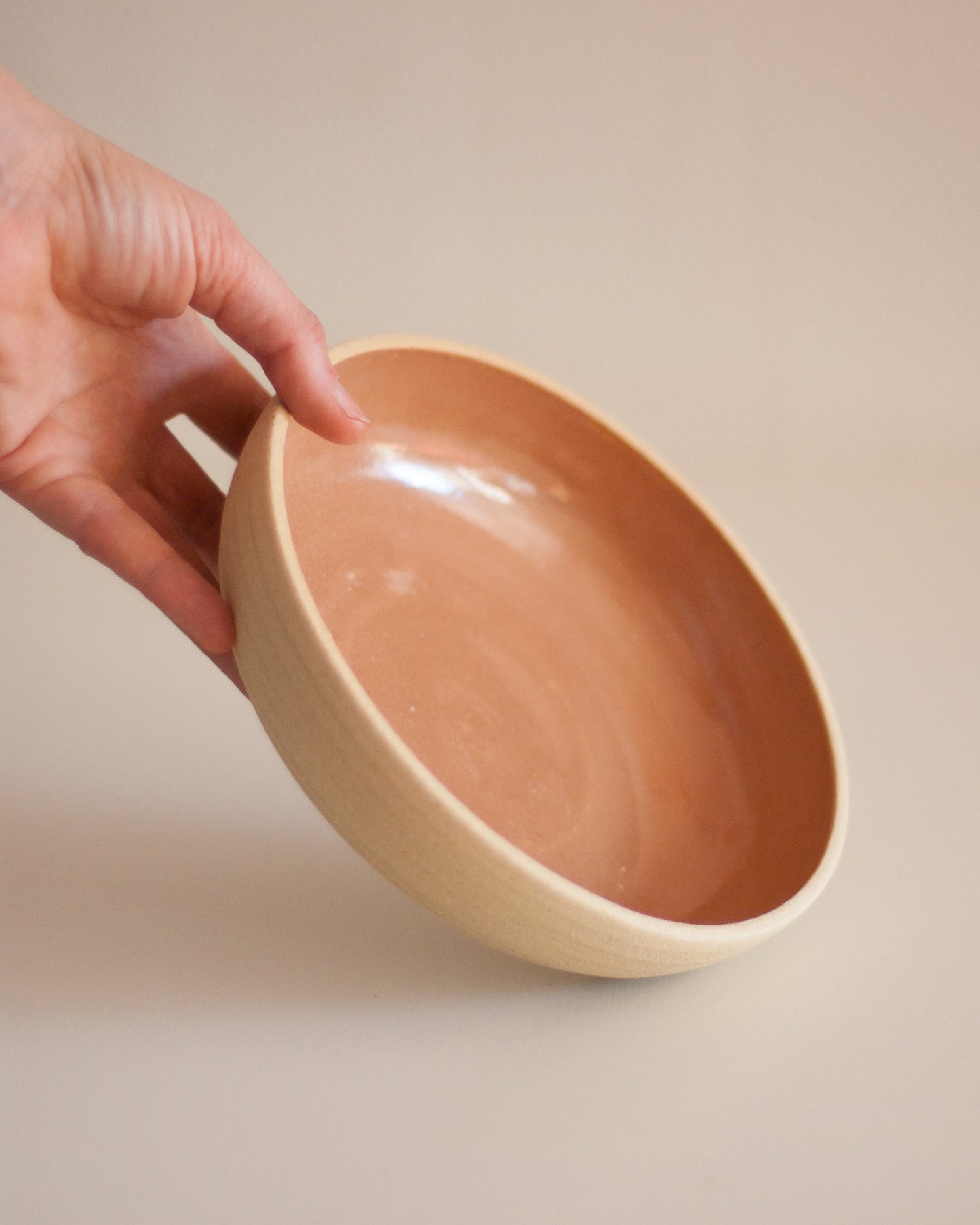 Assiette creuse terracotta