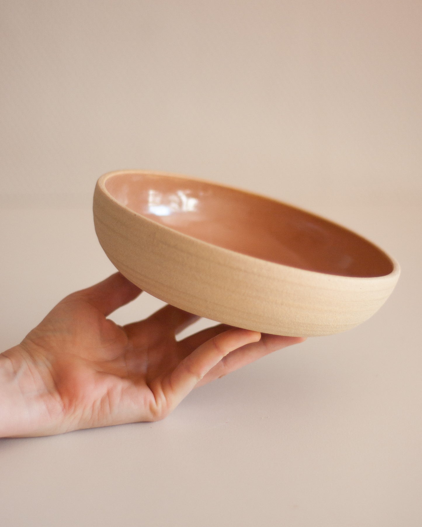 Assiette creuse terracotta