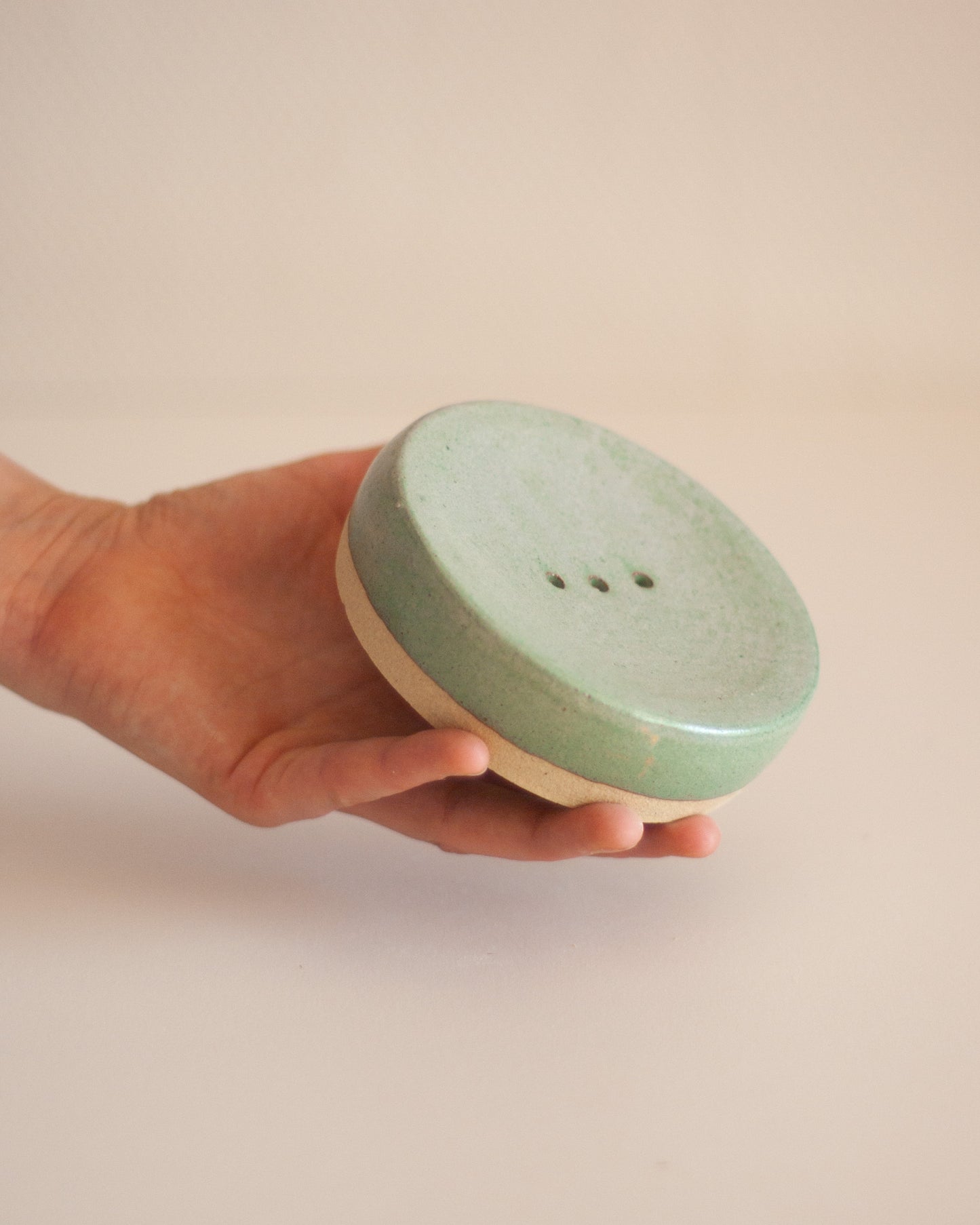 Porte-savon vert Amande