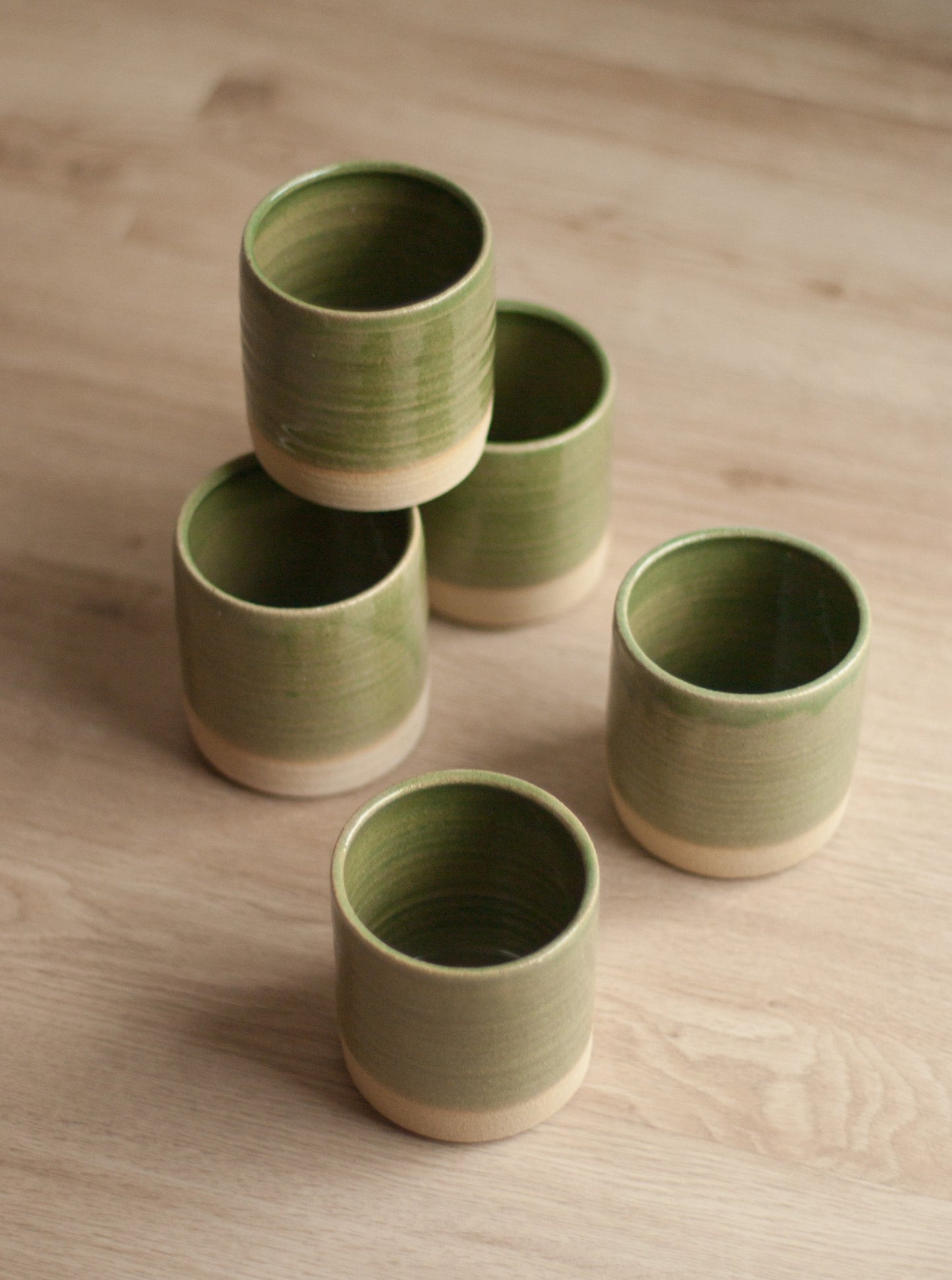 Pot en grès Vert d'Eau